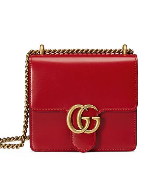 Gucci Monogram Chain Leather Crossbody
