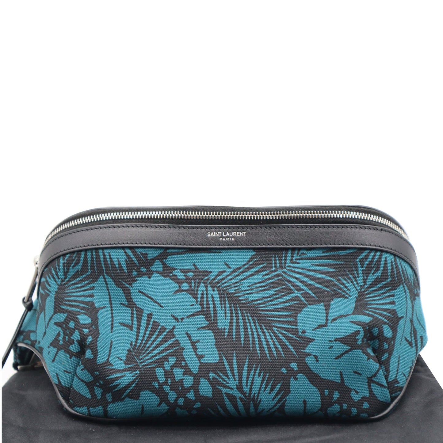 SAINT LAURENT Printed Leather Belt Bag Multicolor