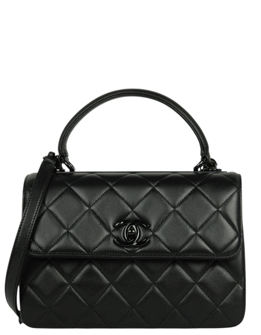 Chanel '24 SO Black Small Trendy CC Dual Handle Flap Bag