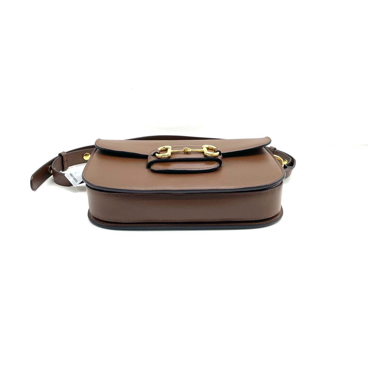Gucci 1955 Horsebit Shoulder Bag Caramel Brown Small Leather