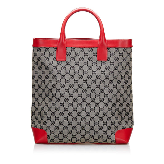 Gucci Leather Canvas Tote Style 39