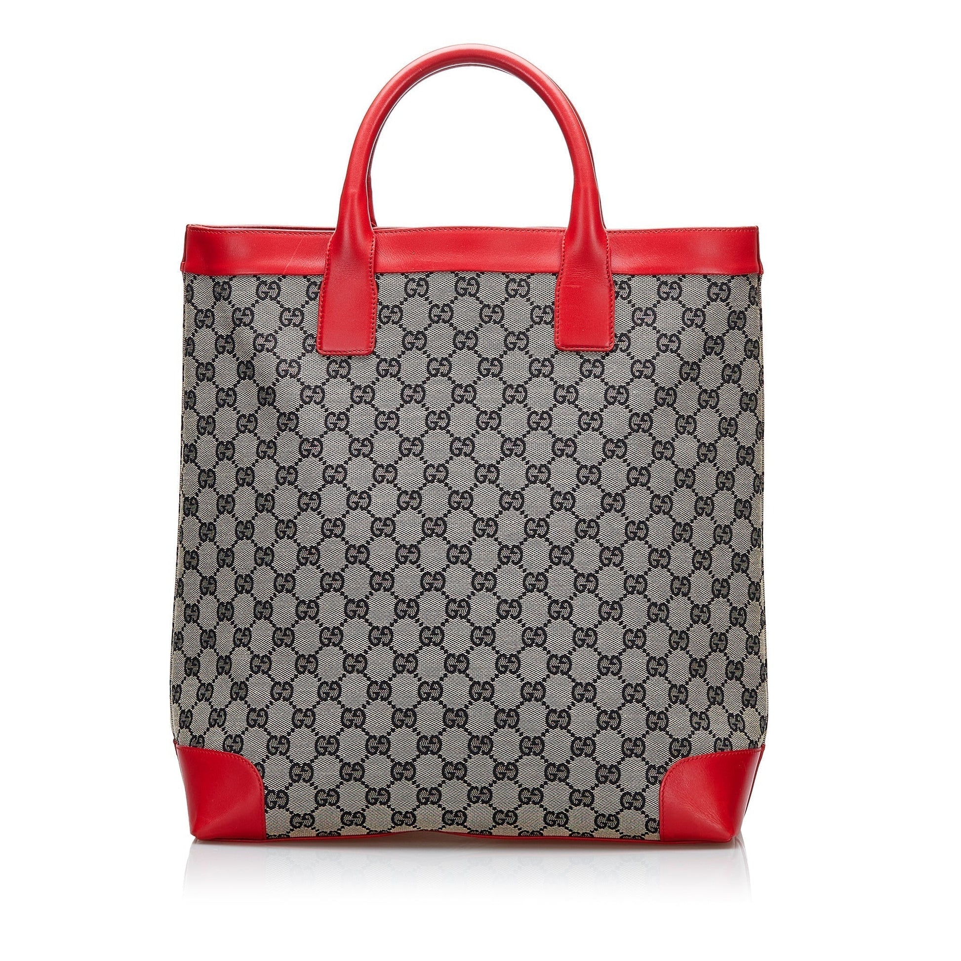 Gucci Leather Canvas Tote Style 39