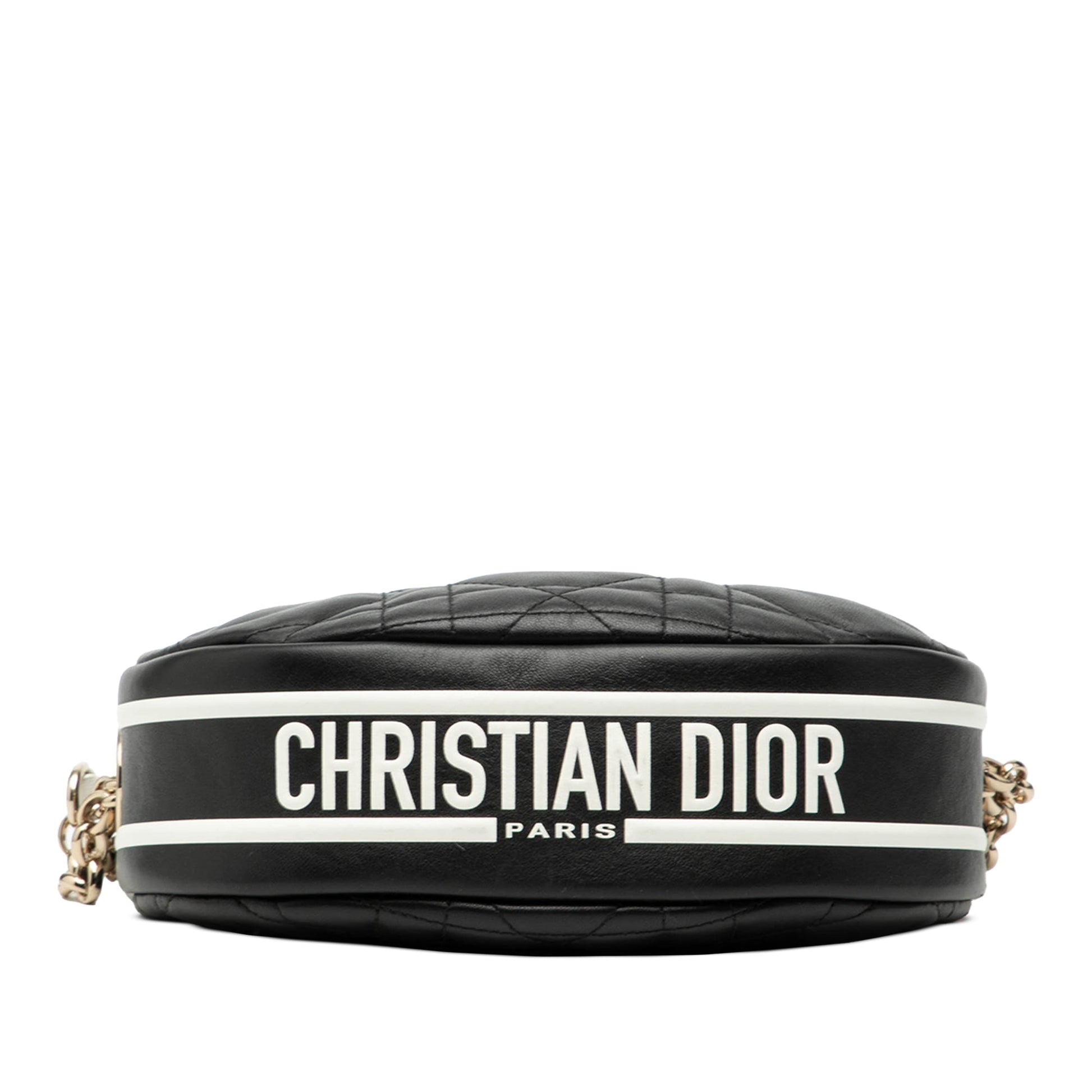 Black Dior Small Lambskin Cannage Dior Vibe Hobo Satchel