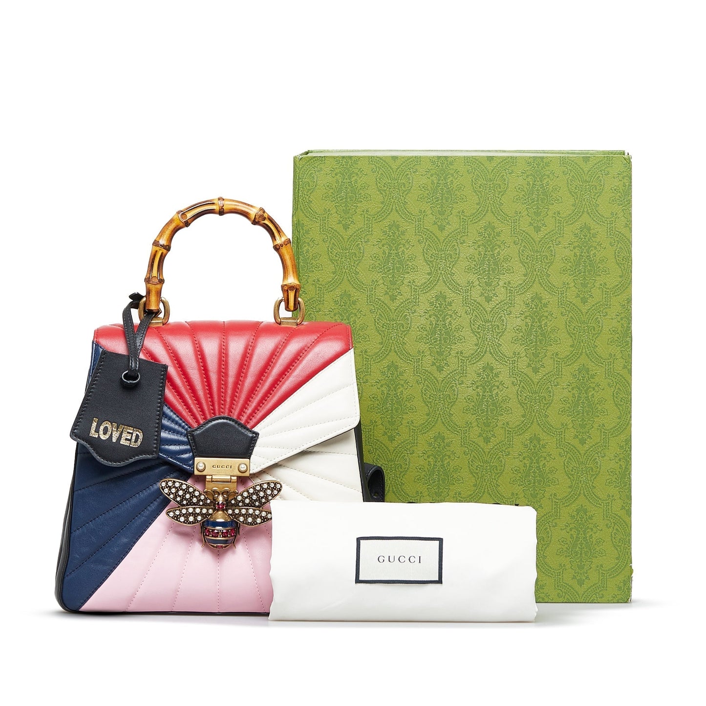 Gucci Bamboo Leather Shoulder Bag Style 1