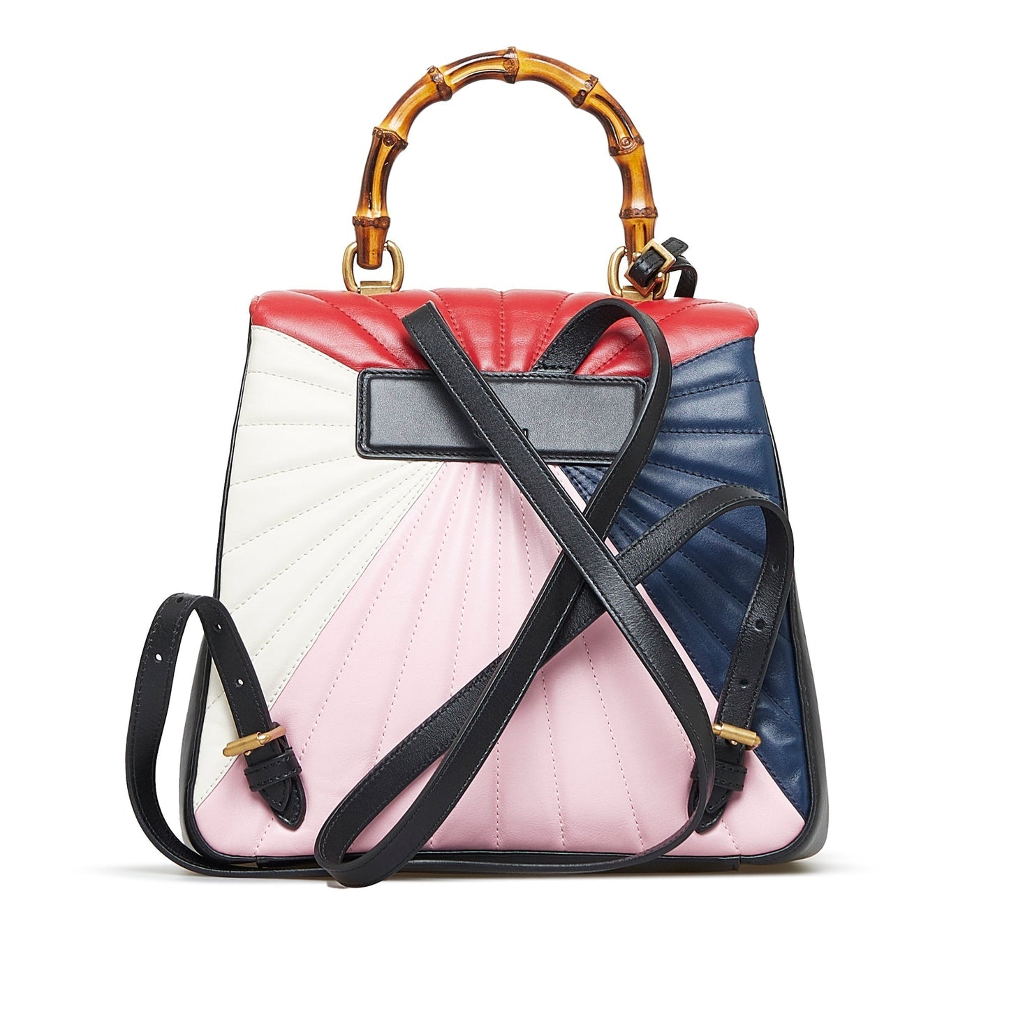 Gucci Bamboo Leather Shoulder Bag Style 1
