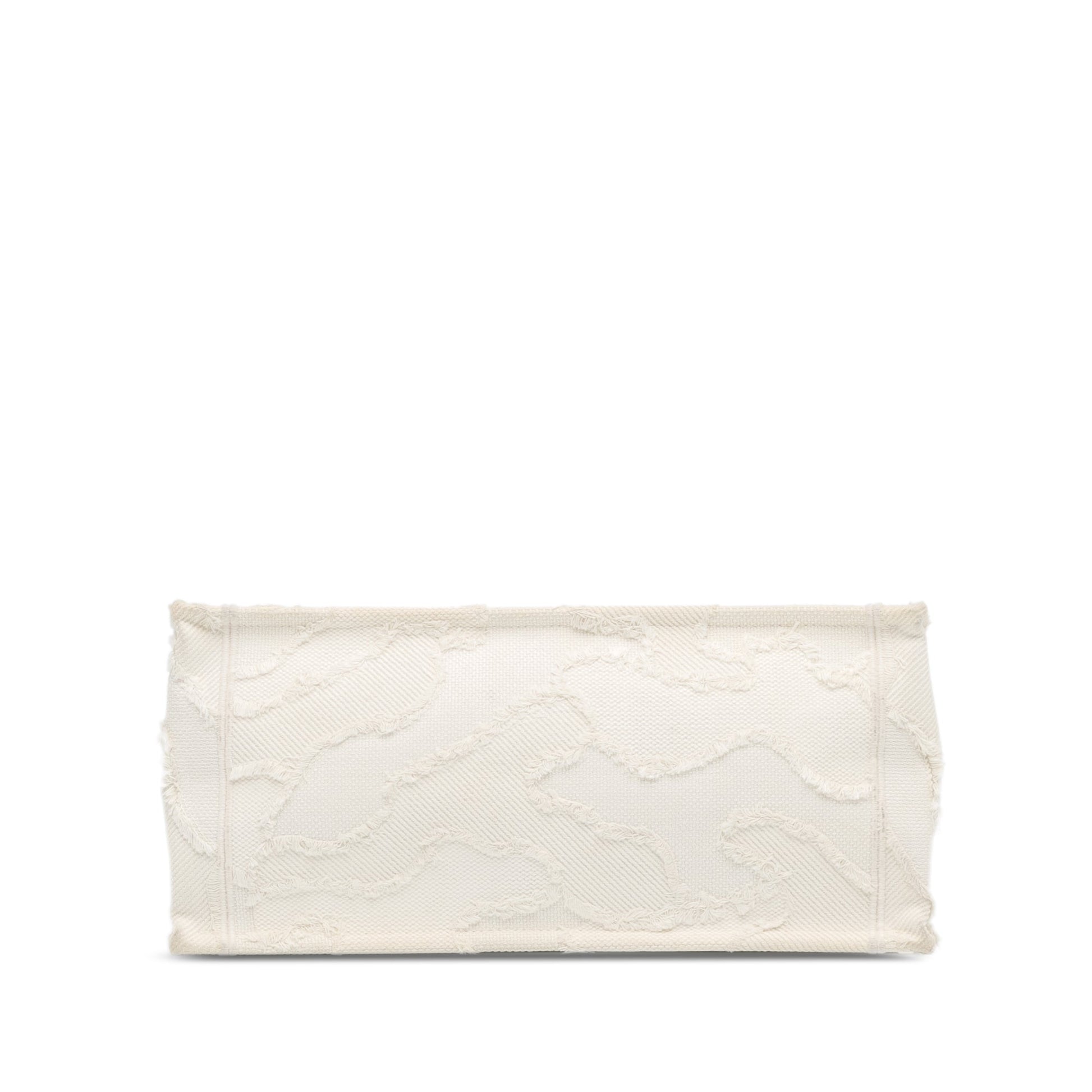 White Dior Medium Camouflage Book Tote