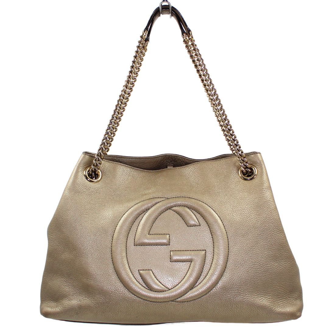 Gucci Soho Calfskin Quilted Shoulder Bag