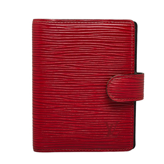 Louis Vuitton Epic Miniature Handbook Cover R20077 Castilian Red Noir Leather Louis Vuitton