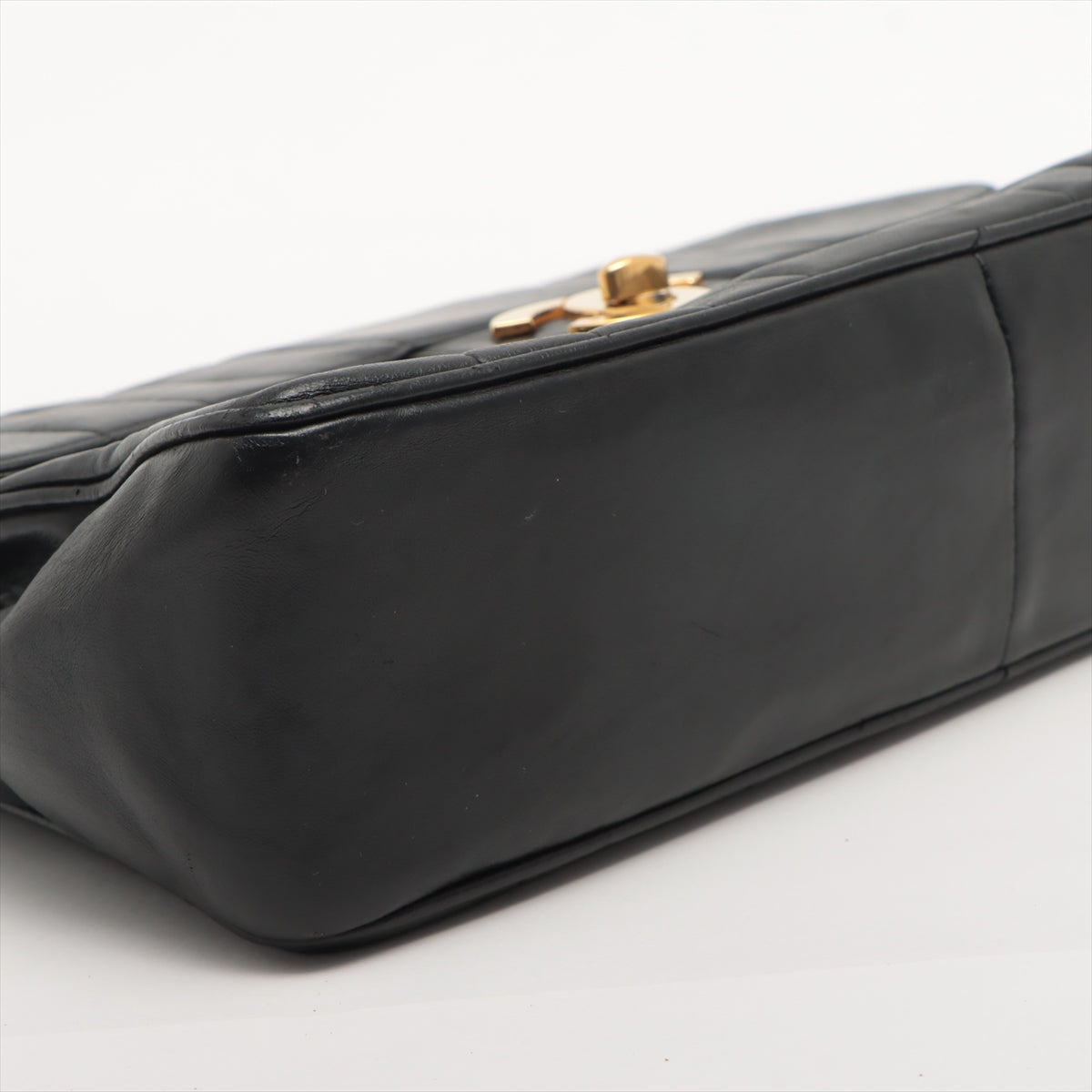 Chanel Black Lambskin Mademoiselle Chain Shoulder Bag