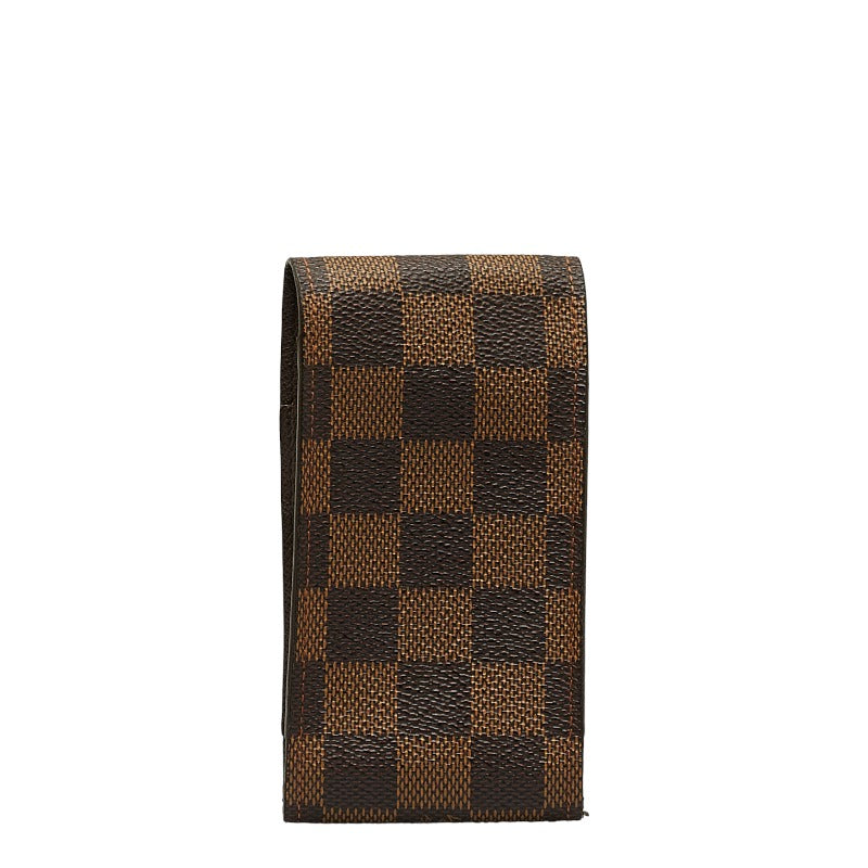 Louis vuitton Damière N63024 Cigarette Case PVC/Leather Brown