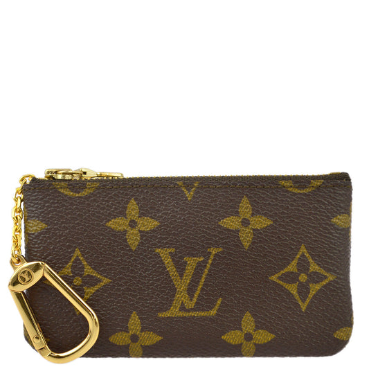 Louis Vuitton Monogram Pochette Cles Coin Purse Wallet M62650