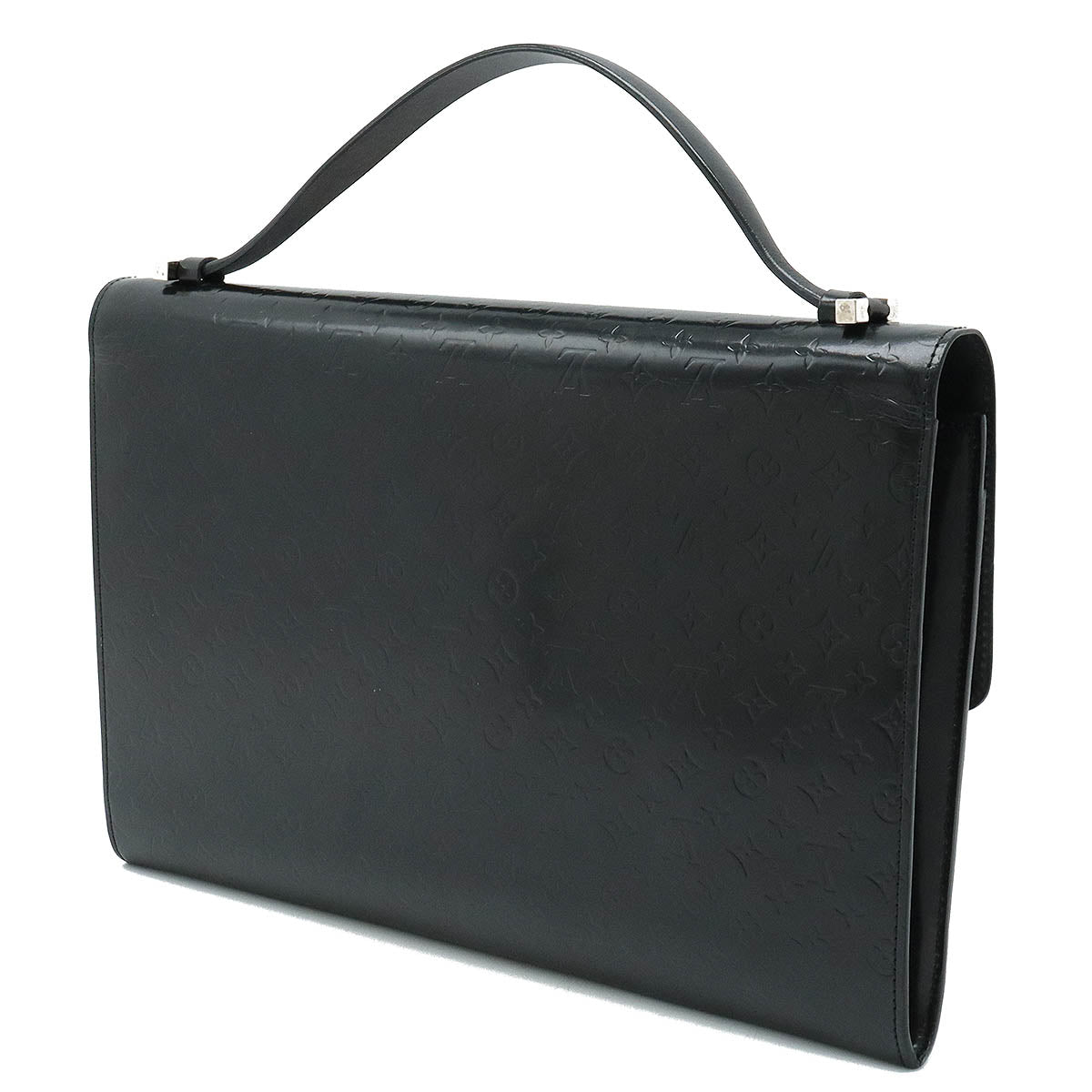 LOUIS VUITTON Louis Vuitton Monogram Miniglass Anushka GM Handbag Cracksack Noir Black Black Silver M92229