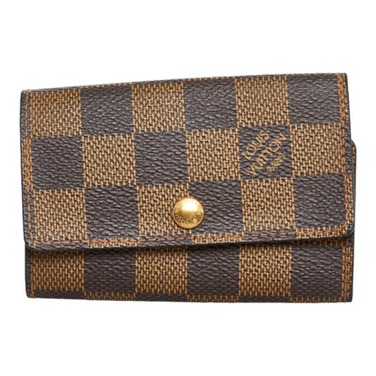Louis vuitton Damière N62630 Keycase PVC/Leather Brown