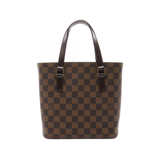 Louis Vuitton Ebene Coated Canvas Leather Handbag