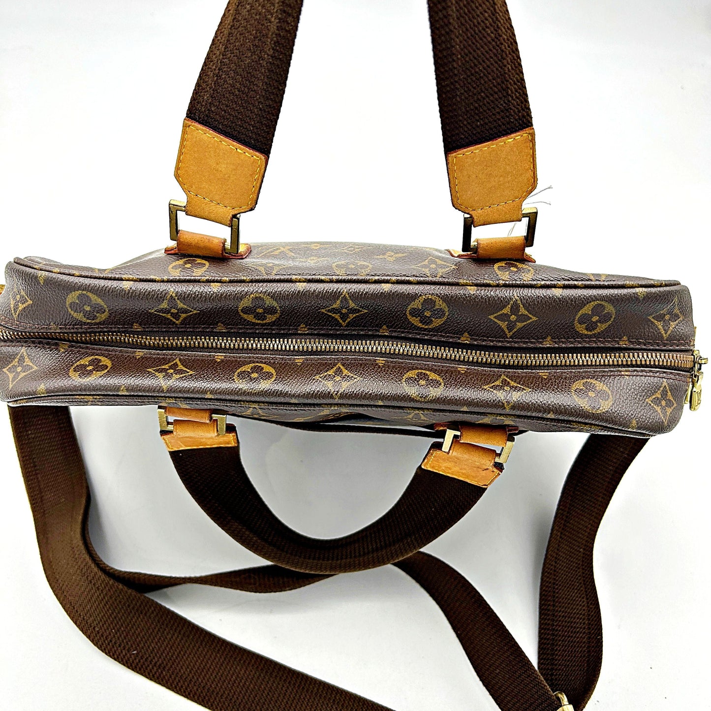 Louis Vuitton Sac Bosphore Hand Bag Monogram Leather Brown Spain AF467