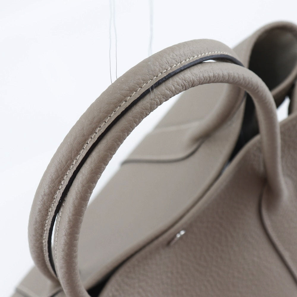 HERMES Tote Bag 81 Negonda (calfskin) gray Garden party 36 PM Women
