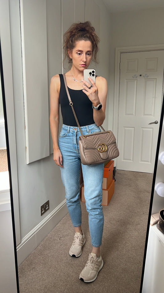 Gucci Chain Leather Shoulder Bag