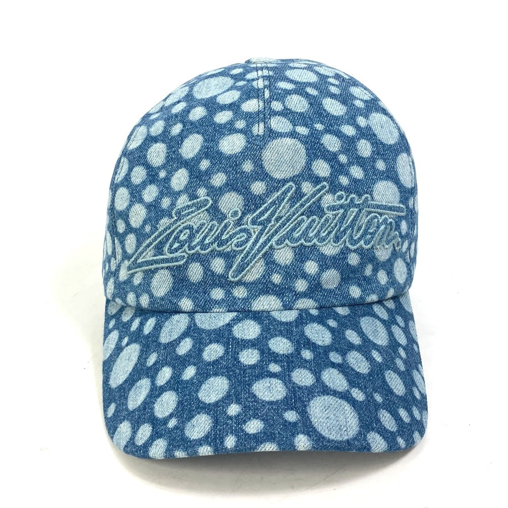 LOUIS VUITTON cap cotton blue Kusama Yayoi Collaboration LV x YK Cap Infinity Dot M