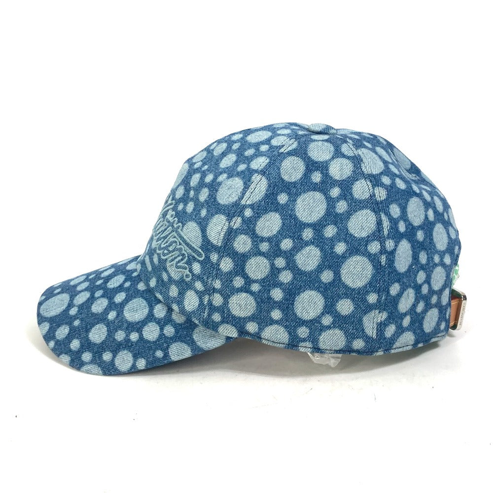 LOUIS VUITTON cap cotton blue Kusama Yayoi Collaboration LV x YK Cap Infinity Dot M