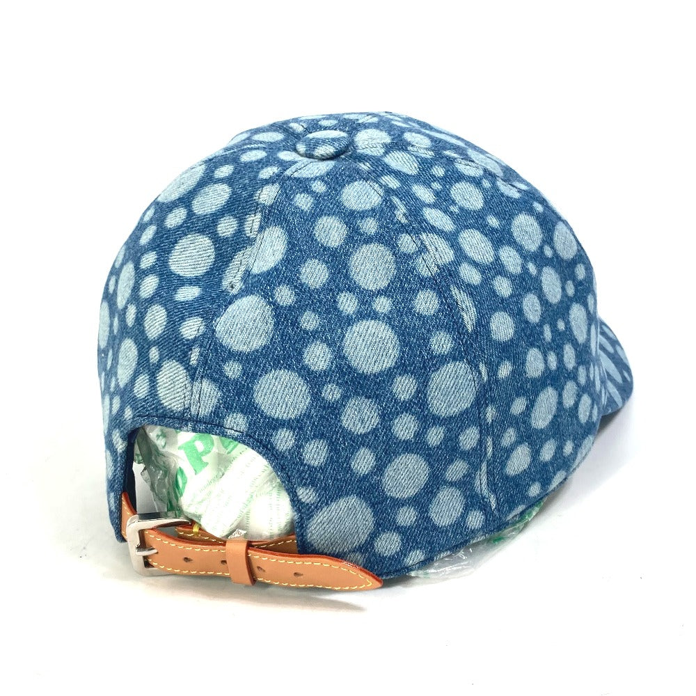 LOUIS VUITTON cap cotton blue Kusama Yayoi Collaboration LV x YK Cap Infinity Dot M