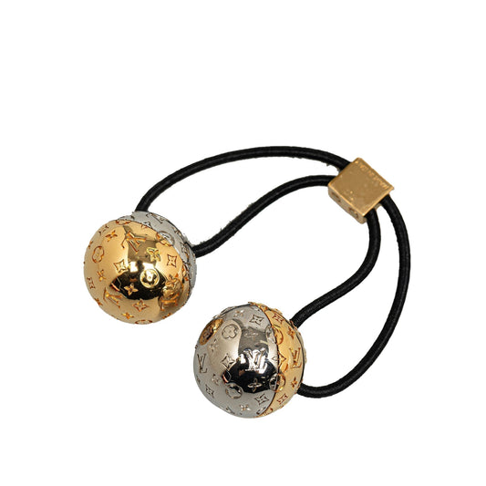 Gold Louis Vuitton Planete Nanogram Chouchou Hair Tie Crossbody
