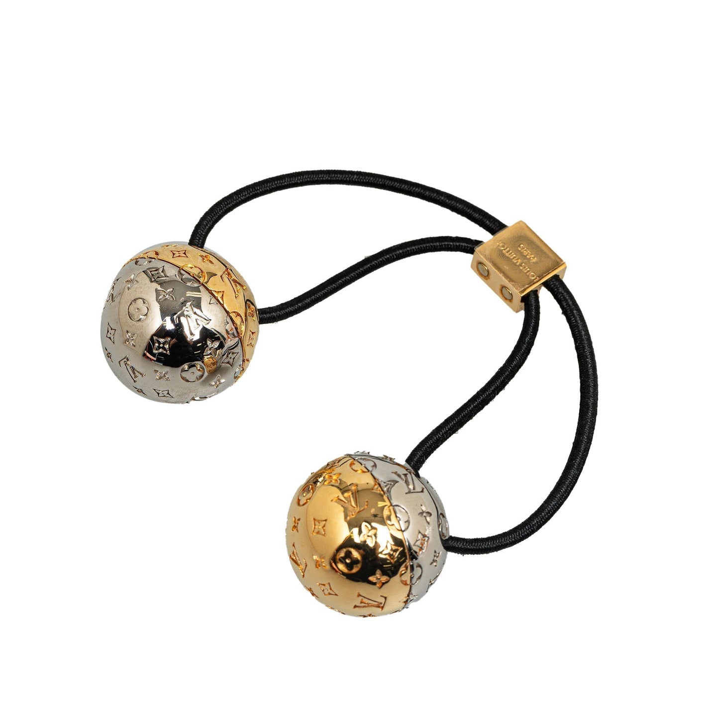 Gold Louis Vuitton Planete Nanogram Chouchou Hair Tie Crossbody