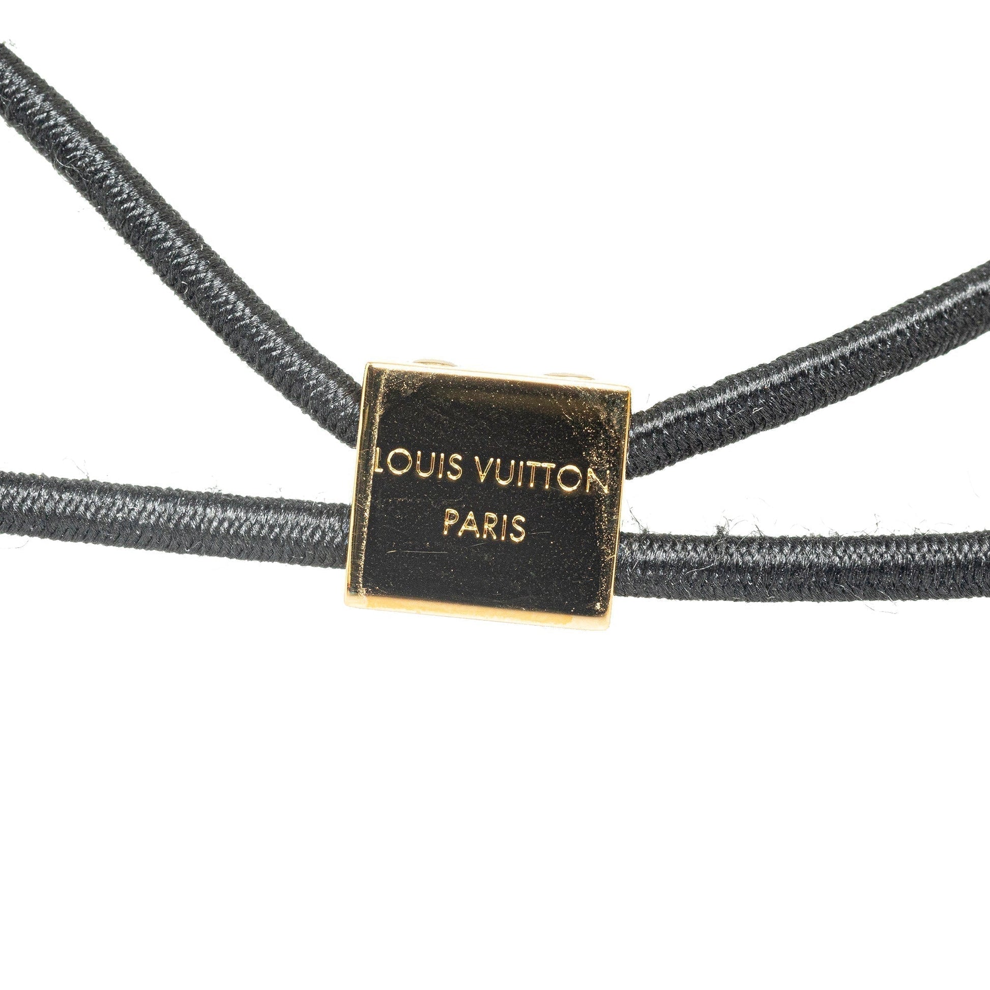 Gold Louis Vuitton Planete Nanogram Chouchou Hair Tie Crossbody