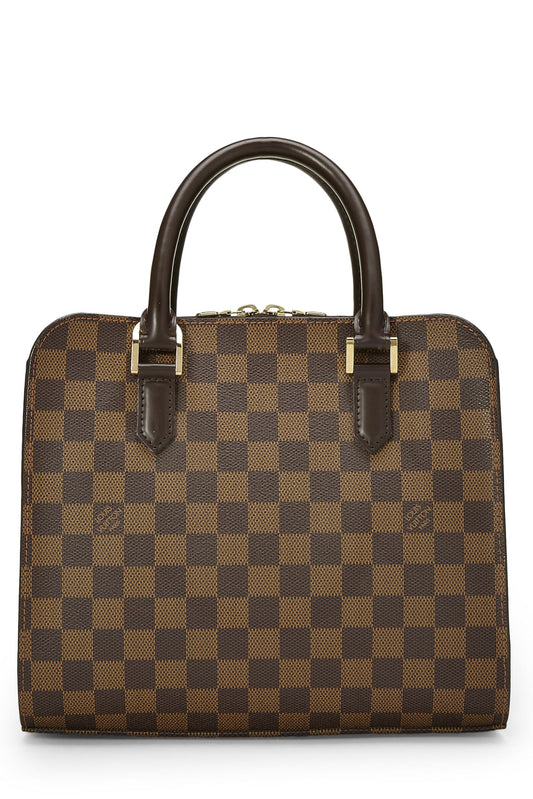 Louis Vuitton, Damier Ebene Triana, Brown