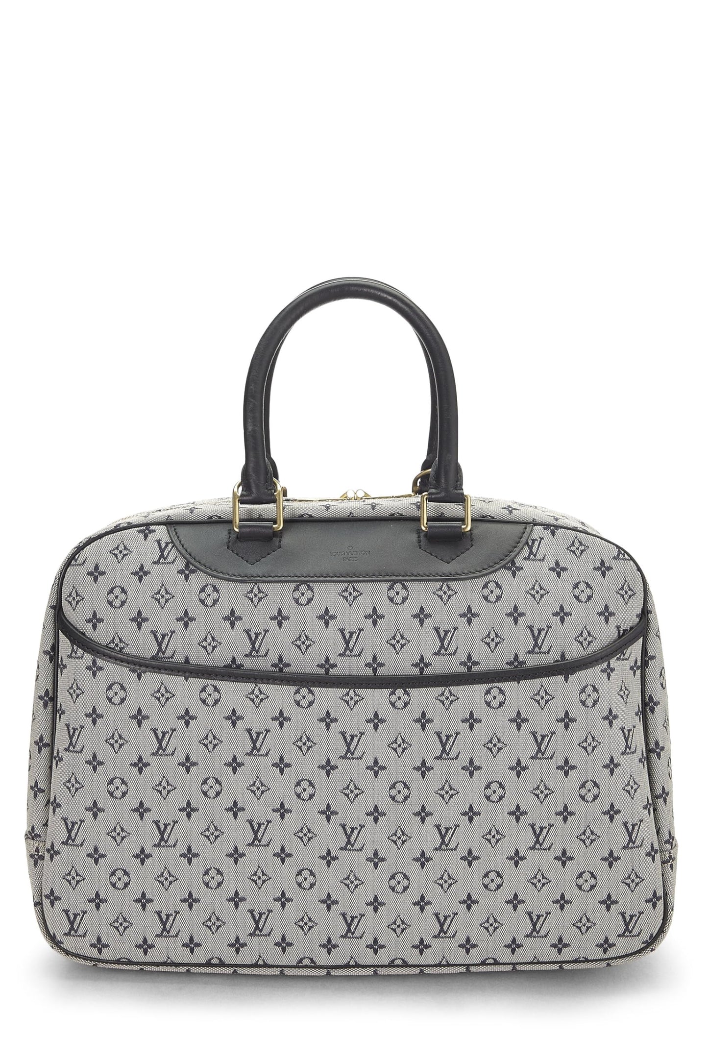 Louis Vuitton, Navy Monogram Mini Lin Deauville, Navy