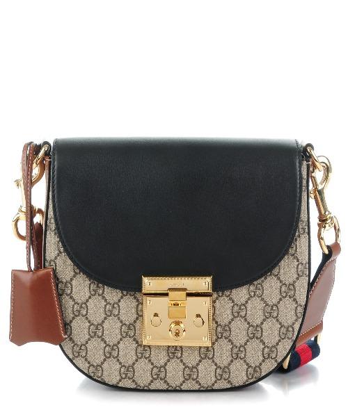 Gucci Monogram Nylon Leather Canvas Crossbody