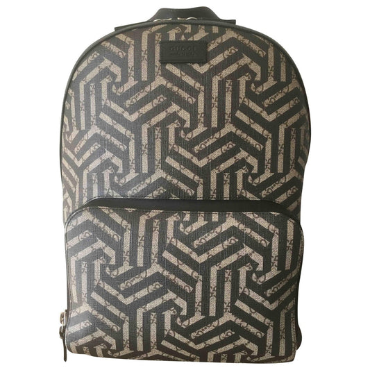 Gucci cloth backpacks