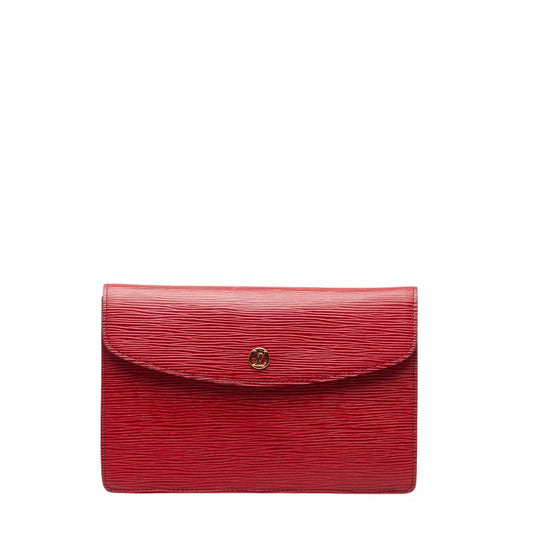 Louis Vuitton Epi Montaigne 27 Backpack Second Bag M52657 Castilian Red Leather Louis Vuitton