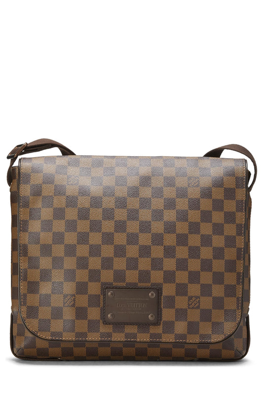 Louis Vuitton, Damier Ebene Brooklyn MM, Brown