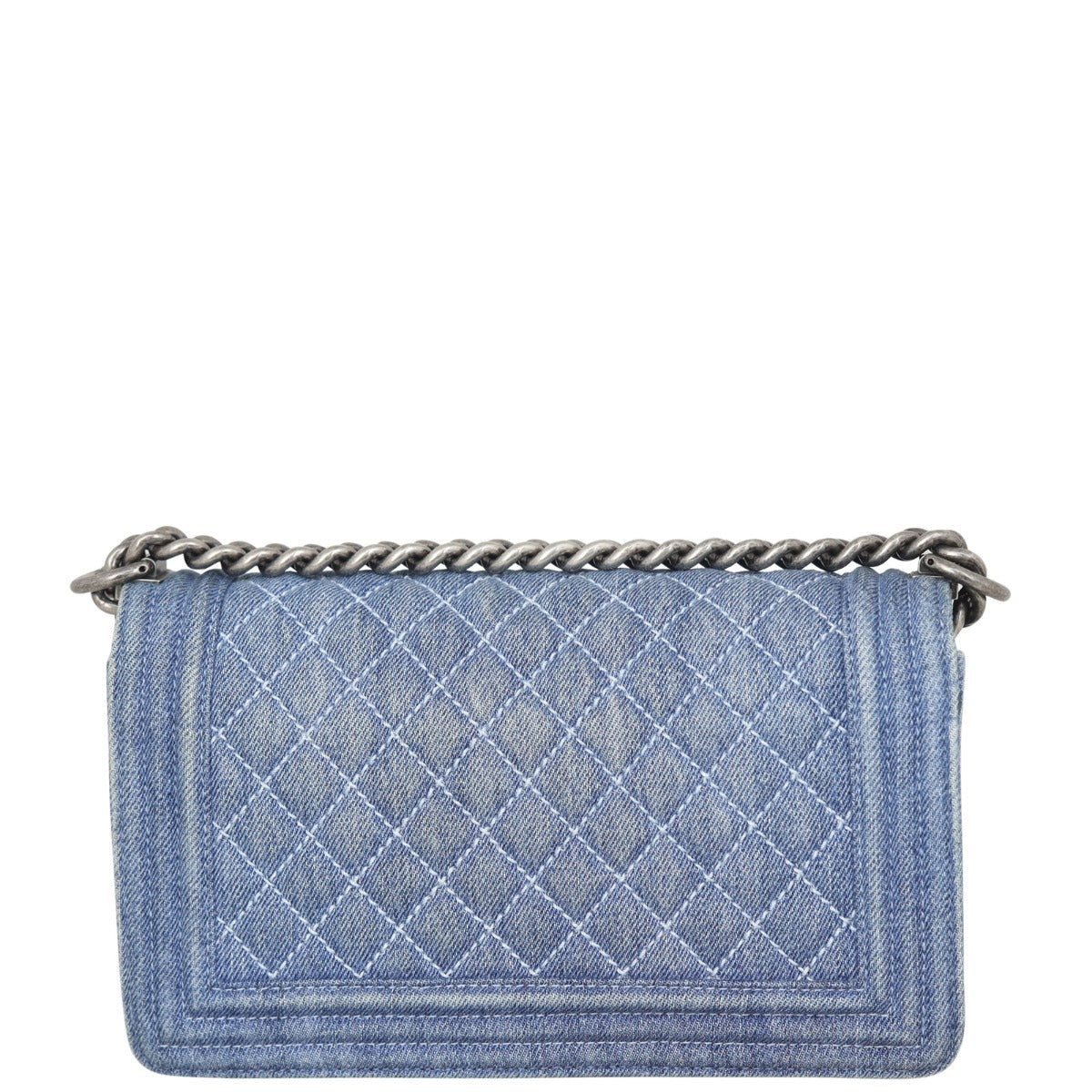 Chanel Boy Old Medium Denim | Blue