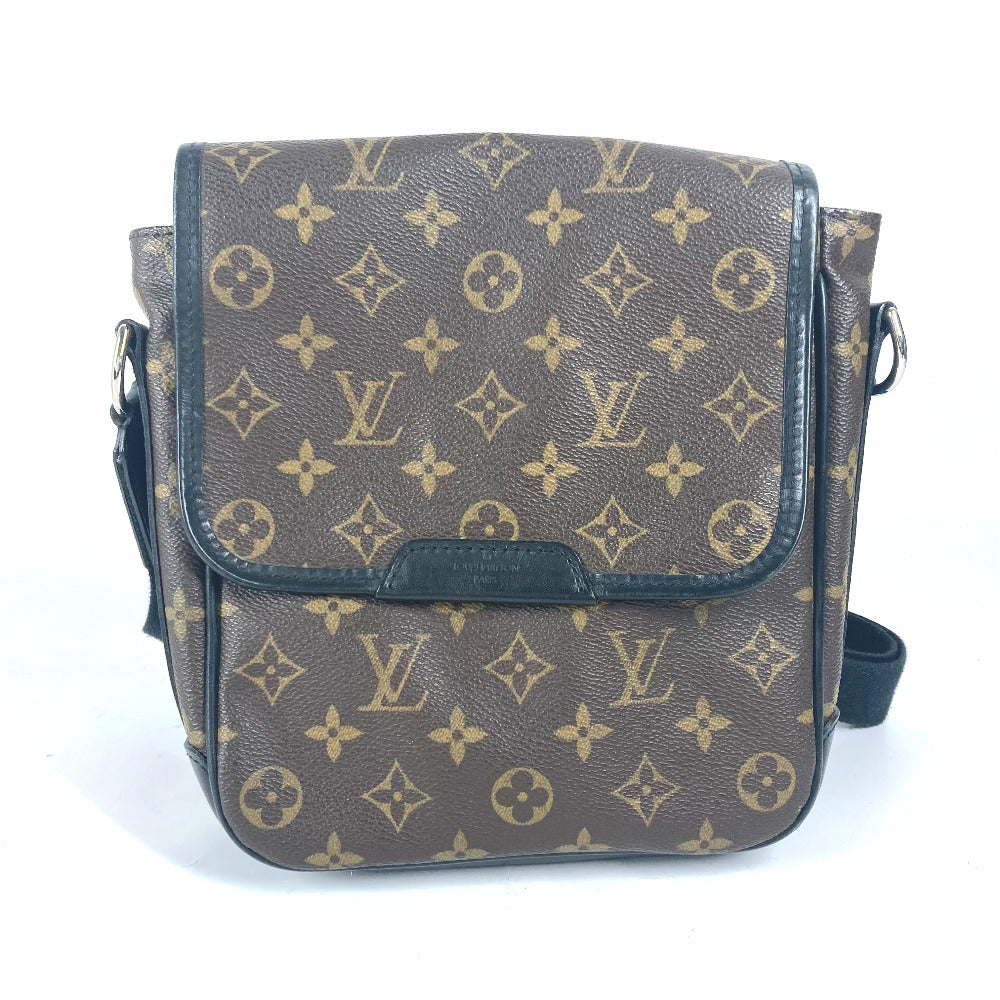 LOUIS VUITTON Shoulder Bag Monogram macacer canvas Brown Monogram macacer Bus PM unisex(Unisex)
