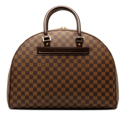 Louis Vuitton Damier Nonerita 24 Bag Boston Bag N41454 Brown PVC Leather Louis Vuitton