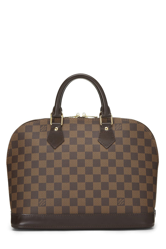 Louis Vuitton, Damier Ebene Alma PM, Brown