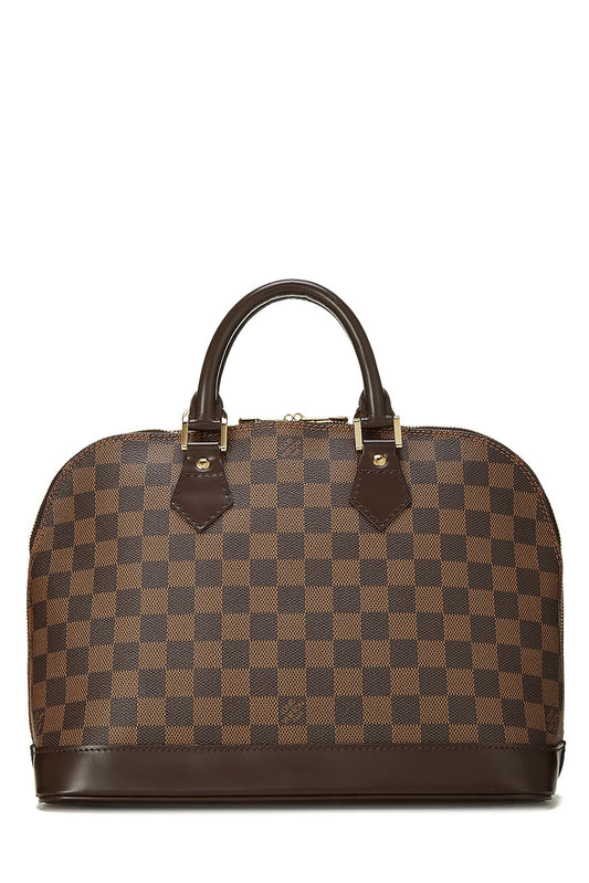 Louis Vuitton, Damier Ebene Alma PM, Brown