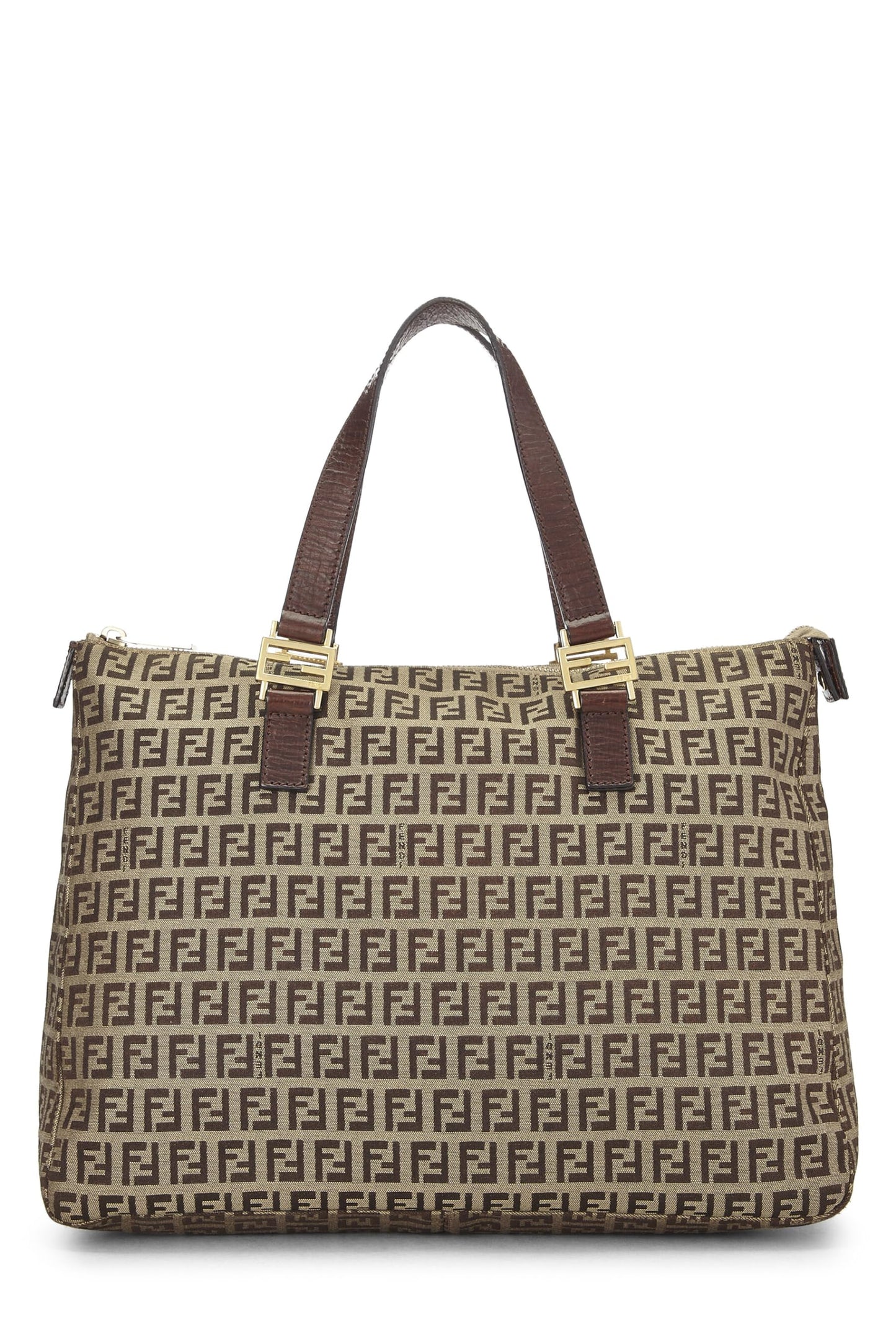 Fendi, Beige Zucchino Tote Mini, Brown