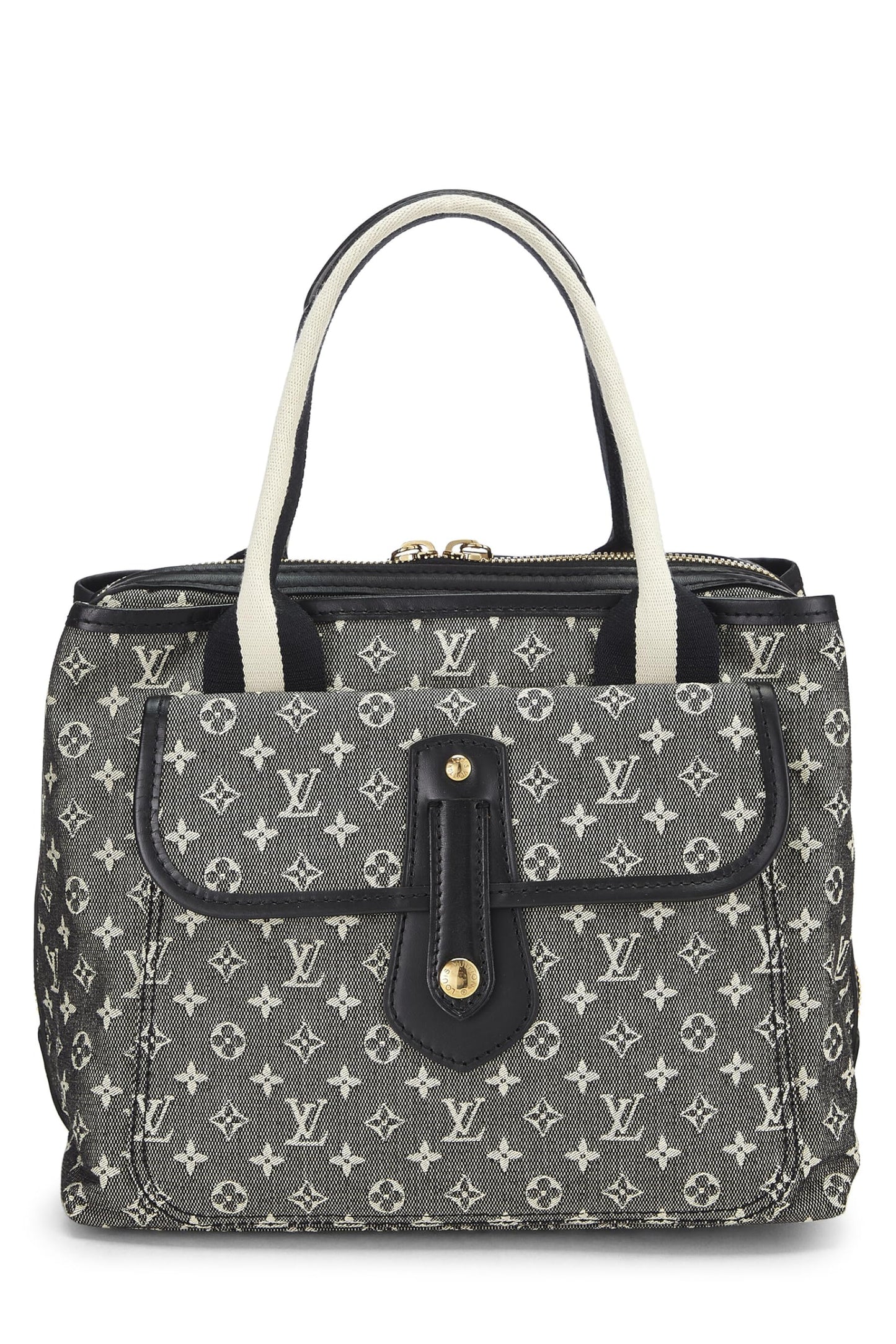 Louis Vuitton, Black Monogram Mini Lin Sac Mary Kate, Black