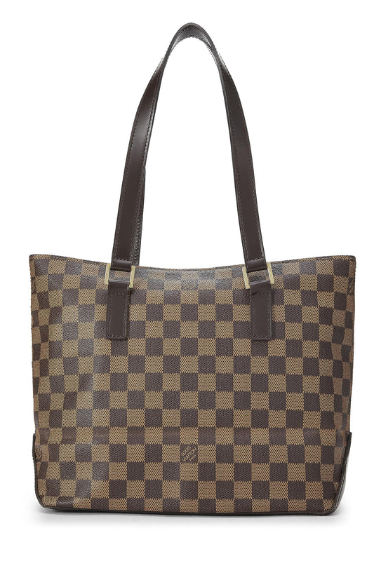 Louis Vuitton, Damier Ebene Cabas Piano, Brown