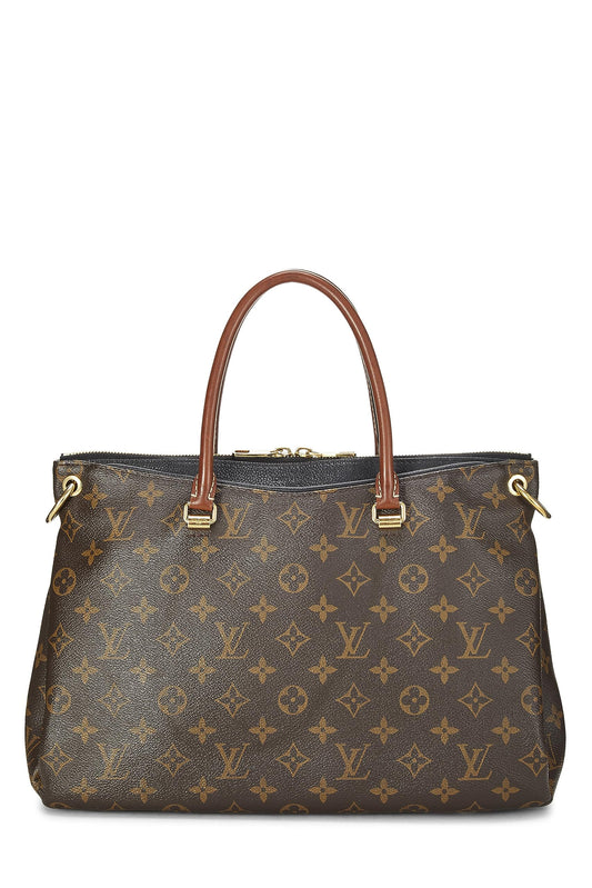 Louis Vuitton, Black Monogram Canvas Pallas, Black