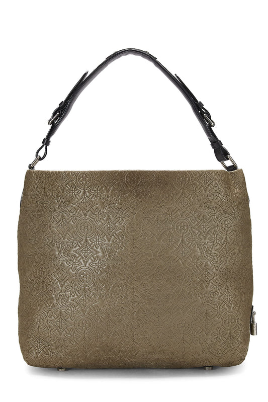 Louis Vuitton, Green Monogram Antheia Leather Hobo PM, Green