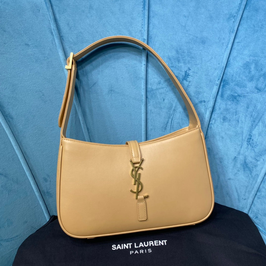 Yves Saint Laurent Hobo Bag In Smooth Beige