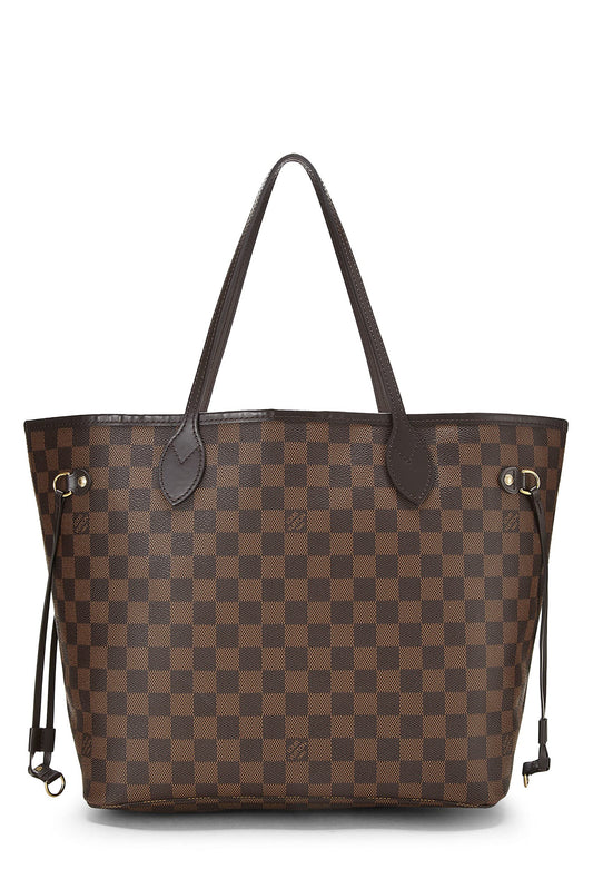 Louis Vuitton, Damier Ebene Neverfull MM NM, Brown