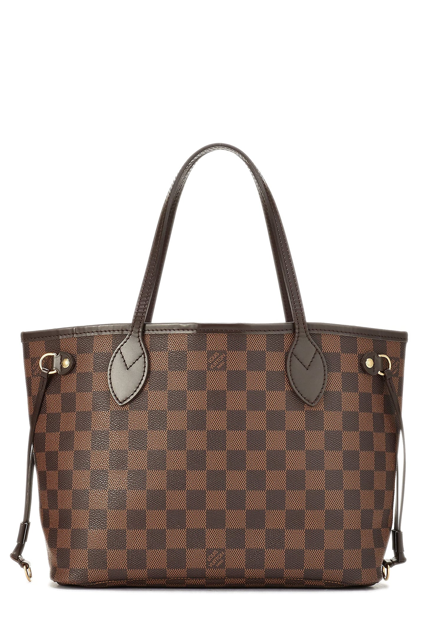 Louis Vuitton, Damier Ebene Neverfull PM, Brown