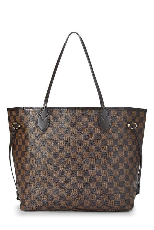Louis Vuitton, Damier Ebene Neverfull MM, Brown