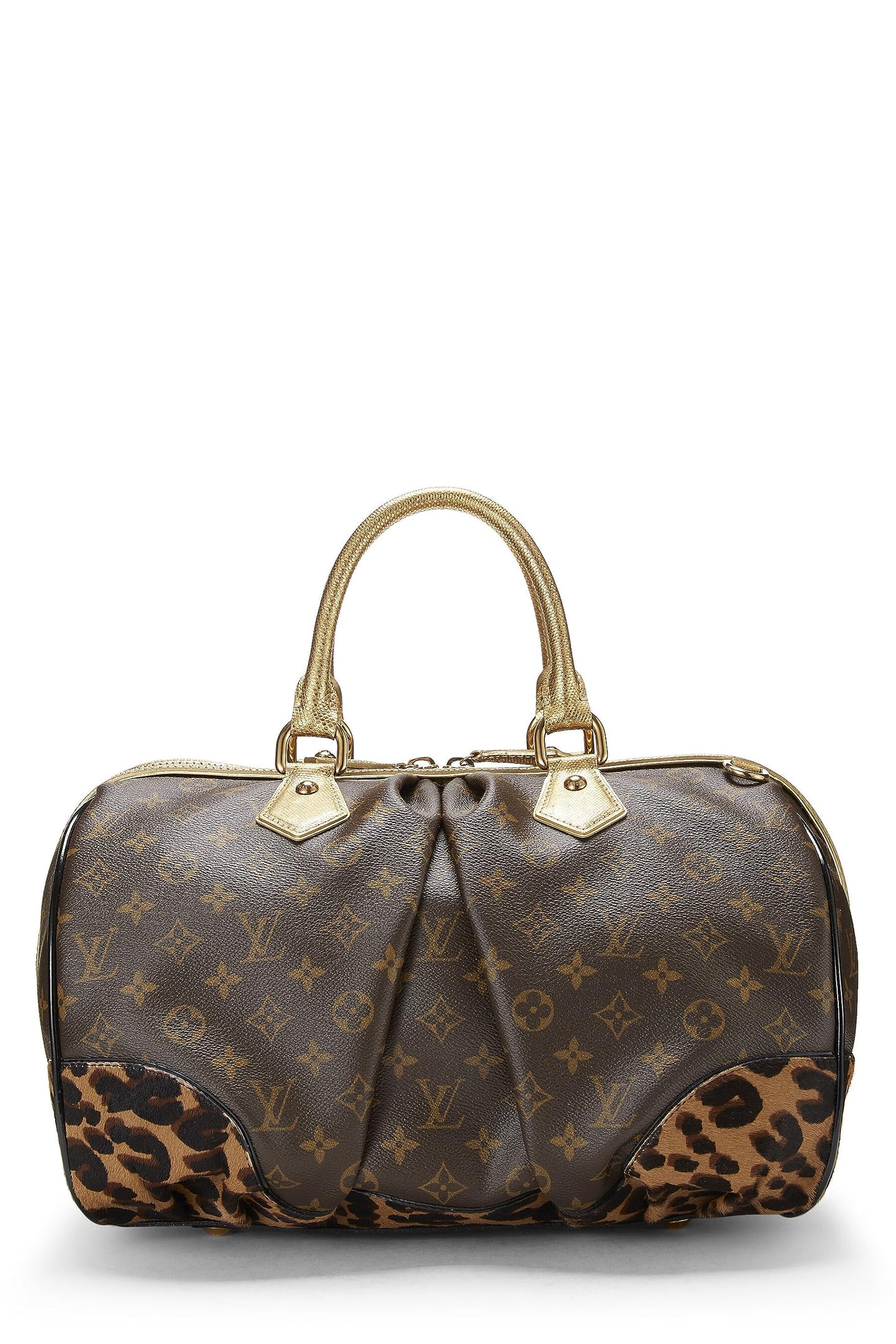 Louis Vuitton, Brown Monogram Leopard Stephen Bag, Brown