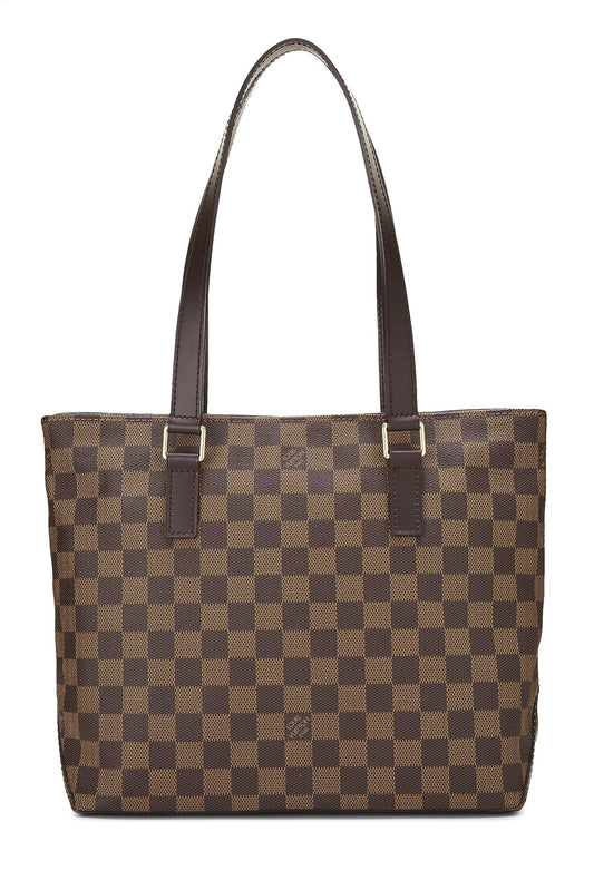 Louis Vuitton, Damier Ebene Cabas Piano, Brown