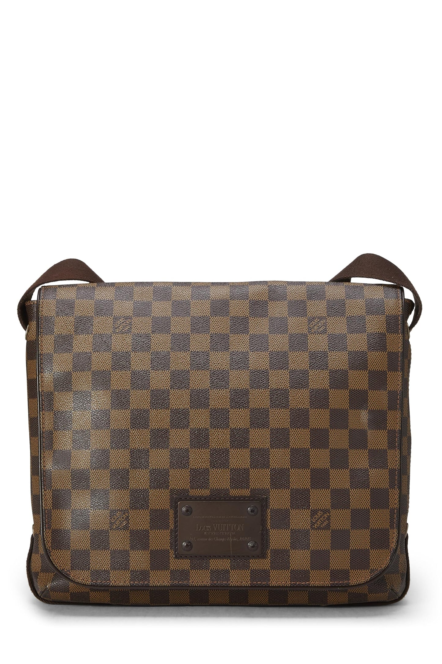Louis Vuitton, Damier Ebene Brooklyn MM, Brown